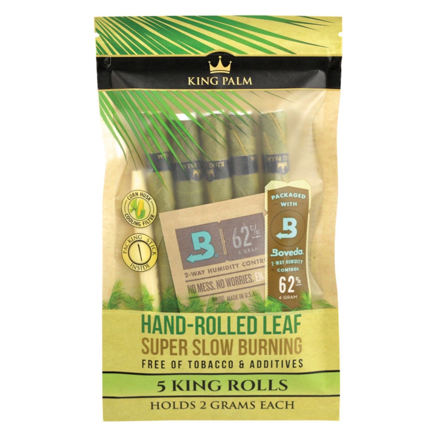 King Palm King Size Pre-Rolled Leaf Wraps